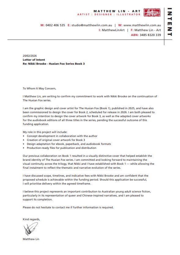 Letter of Intent - Matthew Lin