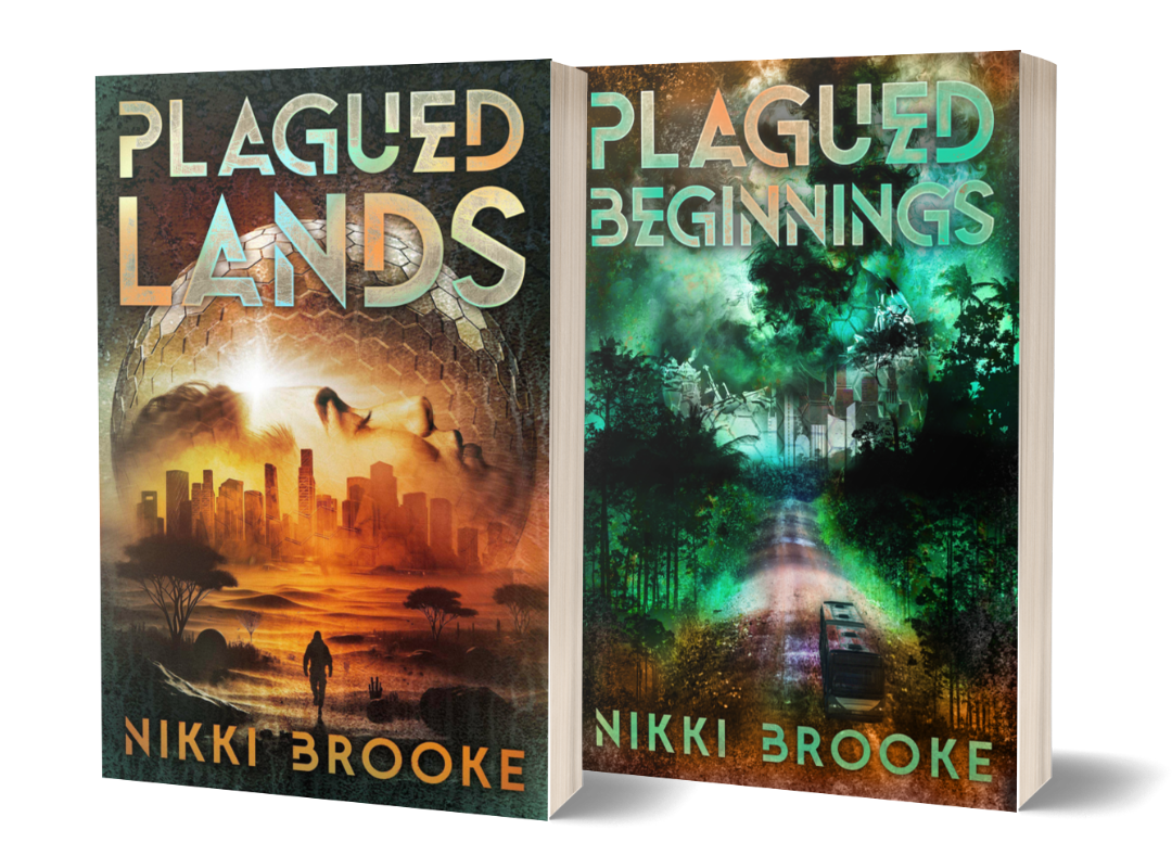 Plagued Lands & Plagued Beginnings covers